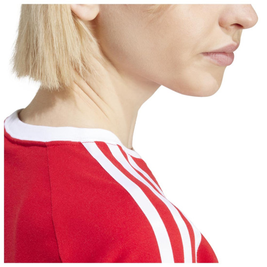 Adidas Γυναικεία κοντομάνικη μπλούζα 3-Stripes Baby Tee